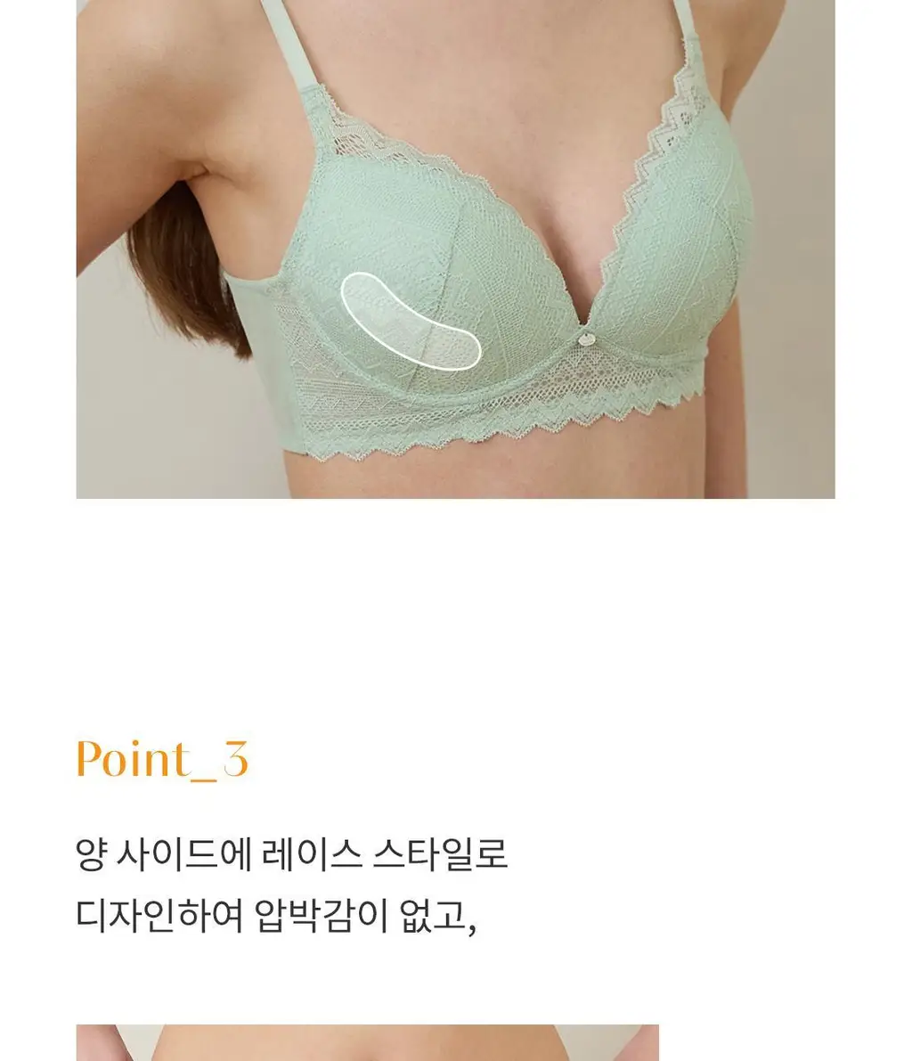 [Wonderbra] 로맨틱 레이스 노와이어 브라팬티 2종세트 블랙 WBW5N19_T 상세페이지 10